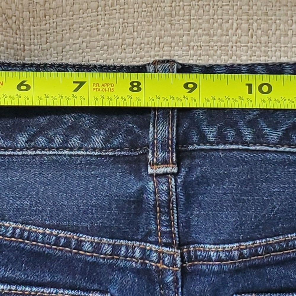 Lauren - Ralph Lauren - Lorraine -  Dark Wash - Straight Leg Jeans - Size 10 - Picture 8 of 16